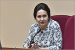 Tatyana Olkhovaya, deputy of OSU vice-rector for academic affairs.     [144 Kb]