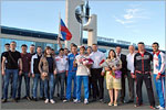 Meeting Gabil Mamedov at the airport.     [102 Kb]