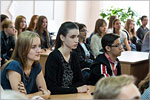 Meeting between the German delegation and OSU teachers and students.     [131 Kb]