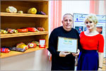 Mikhail Romanko, Senior lecturer of OSU Animal-derived raw materials Biotechnology and Aquaculture Department and Elena Miroshnikova, Department Head.     [147 Kb]