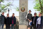 Students and educators at Baikonur.     [163 Kb]