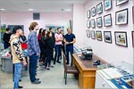 International students are on the Museum of OSU History tour.     [152 Kb]