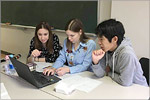 Autumn School in the University of Ehime.     [120 Kb]