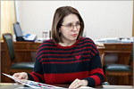 Zhanna Ermakova, OSU rector.     [132 Kb]