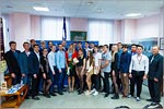 Opening of the exhibition about the university’s staff and students achievements in swimming.     [155 Kb]