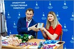 Opening of the exhibition about the university’s staff and students achievements in swimming.     [136 Kb]