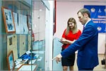 Opening of the exhibition about the university’s staff and students achievements in swimming.     [118 Kb]