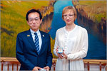 Delegates from the Ehime Prefecture (Japan) visited Orenburg State University.     [142 Kb]