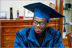 Bitege Mikue Chrysantos Eiene, the student from Equatorial Guinea .     [146 Kb]